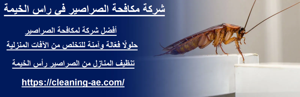 شركة مكافحة الصراصير في راس الخيمة
