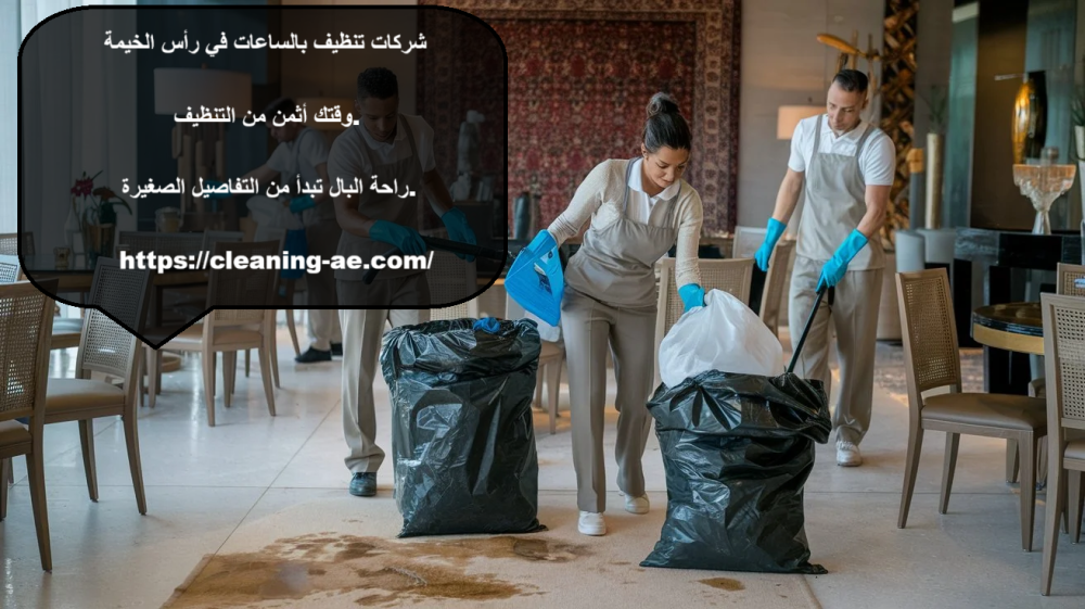 شركات تنظيف بالساعات في رأس الخيمة